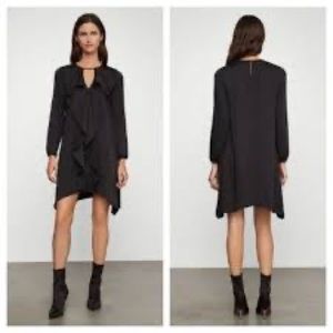 BCBG MAXAZRIA Black Ruffle Dress Size XS